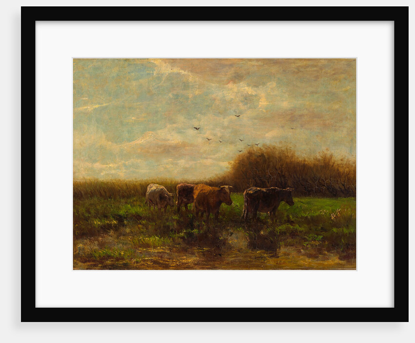 Cows at evening by Willem Maris