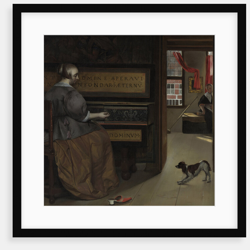 Lady at a Virginal, ca 1665 by Gabriel Metsu