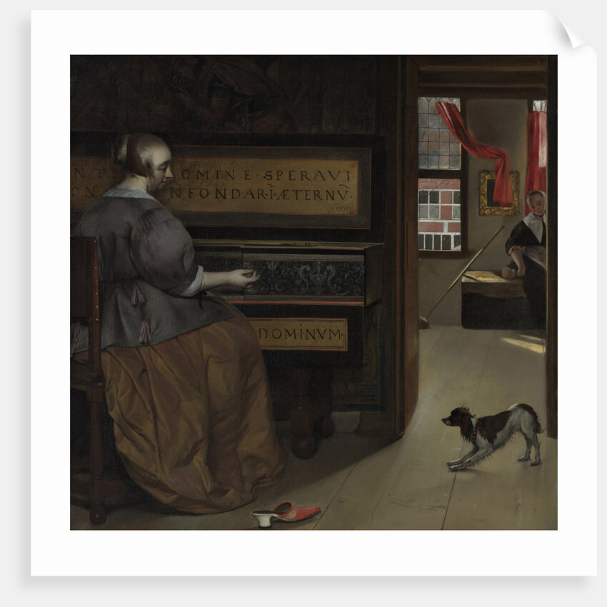 Lady at a Virginal, ca 1665 by Gabriel Metsu
