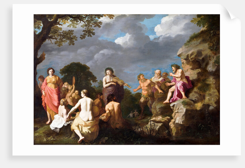 The Musical Contest between Apollo and Marsyas, 1630 by Cornelis van Poelenburgh