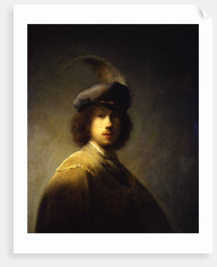 Self-Portrait, Aged 23, 1629 by Rembrandt van Rhijn