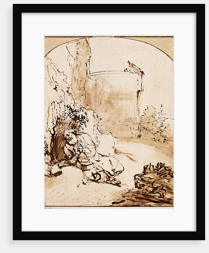 The Prophet Jonah before the Walls of Nineveh, ca 1651 by Rembrandt van Rhijn