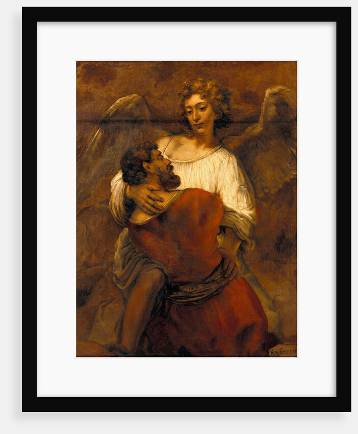 Jacob Wrestling with the Angel, ca 1659 by Rembrandt van Rhijn