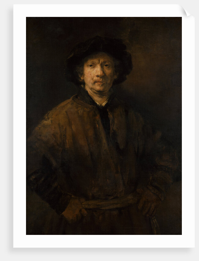 Large Self-Portrait, 1652 by Rembrandt van Rhijn