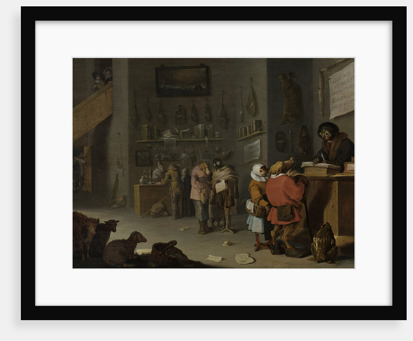Who sues for a cow, 1629 by Cornelis Hermansz. Saftleven