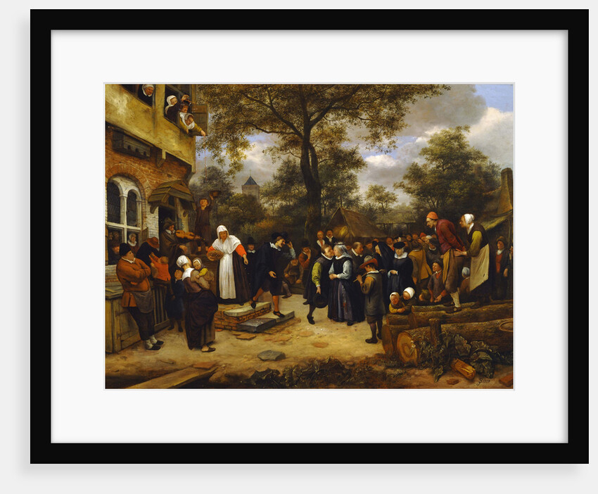 Village Wedding by Jan Havicksz Steen