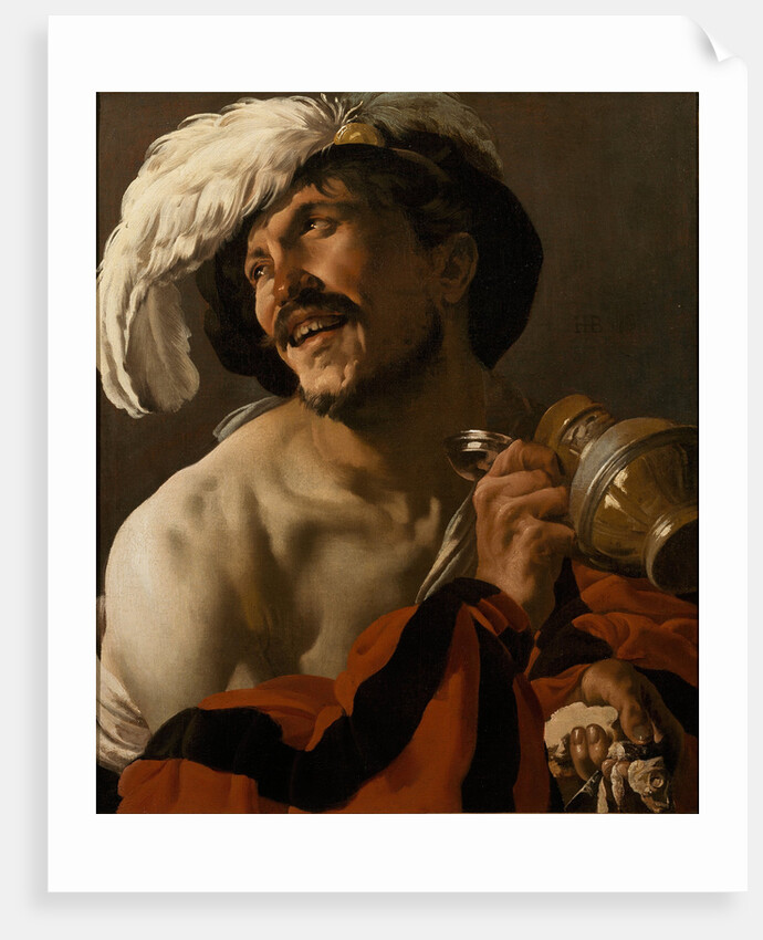 The Merry Drinker, 1625 by Hendrick Jansz Terbrugghen