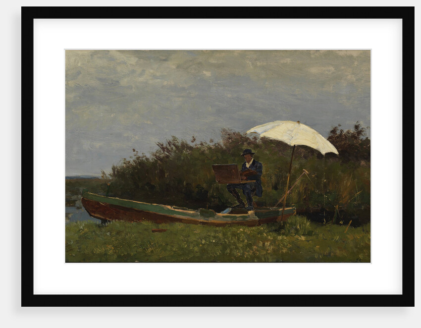 The Painter Gabriël Working in a Boat, 1882 by Willem Bastiaan Tholen