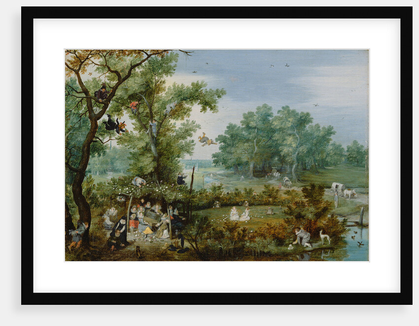 A Merry Company in an Arbor, 1615 by Adriaen Pietersz. van de Venne