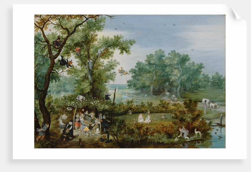 A Merry Company in an Arbor, 1615 by Adriaen Pietersz. van de Venne