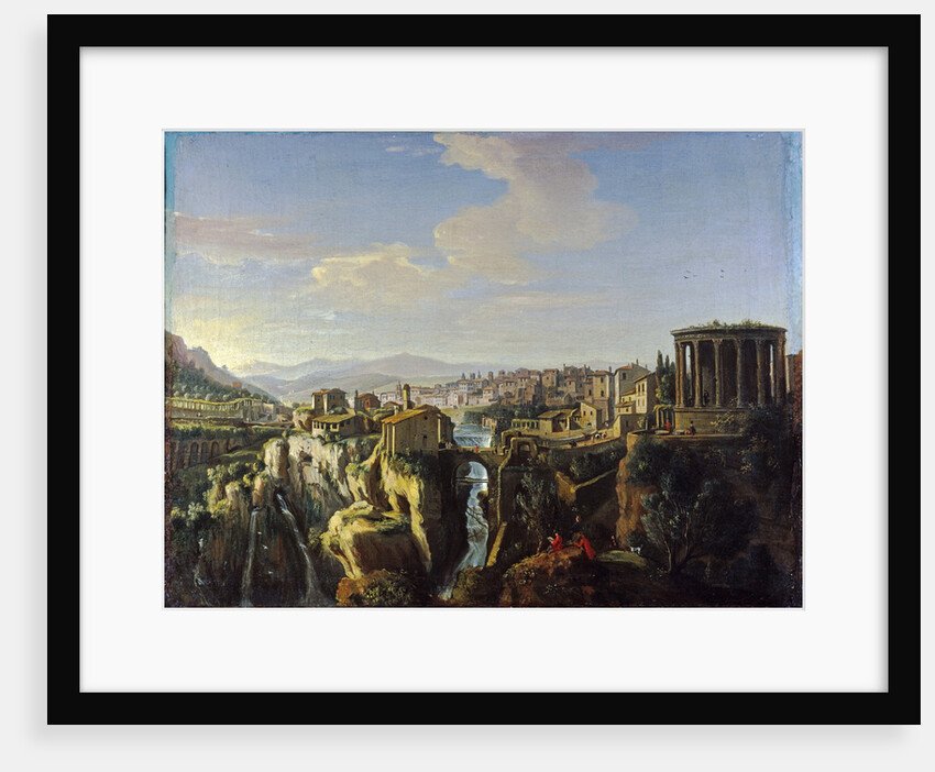 View of Tivoli, um 1700 by Caspar Adriaensz. van Wittel