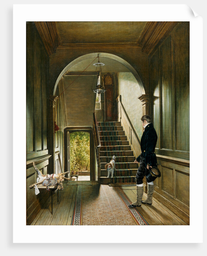 The Staircase of the London Residence of the Painter, 1828 by Pieter Christoffel Wonder