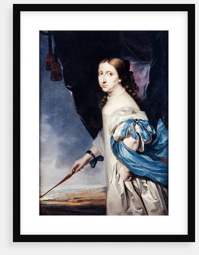 Portrait of Queen Christina of Sweden, 1661 by Abraham Wuchters