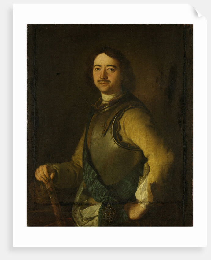 Portrait of Emperor Peter I the Great, Early 18th cen by Anonymous