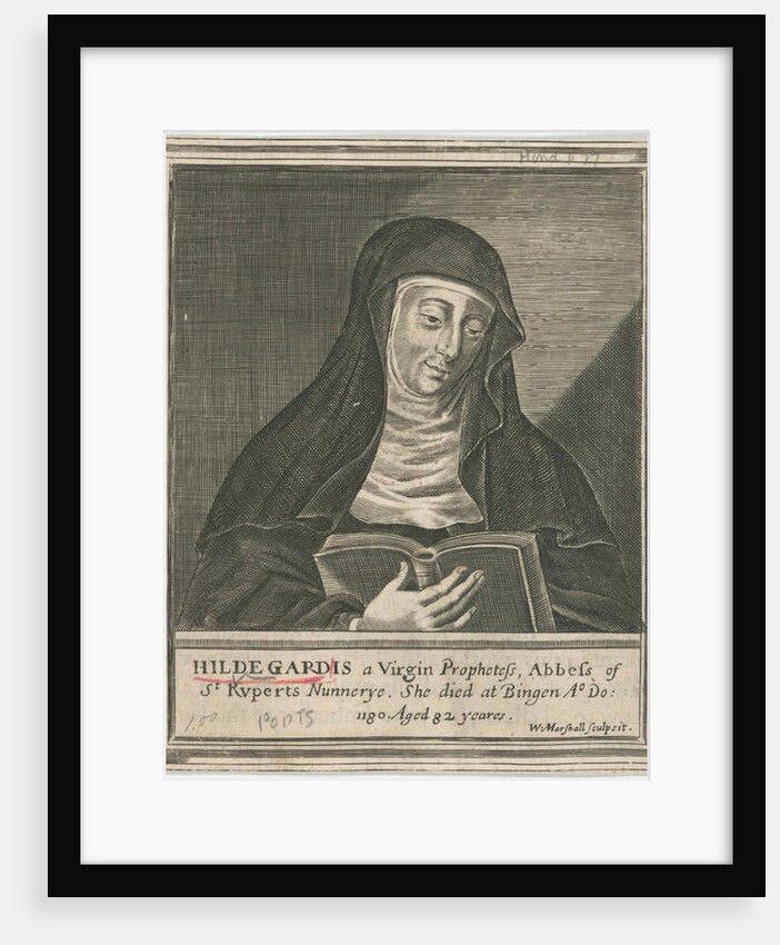 Hildegard of Bingen, 17th century by Anonymous