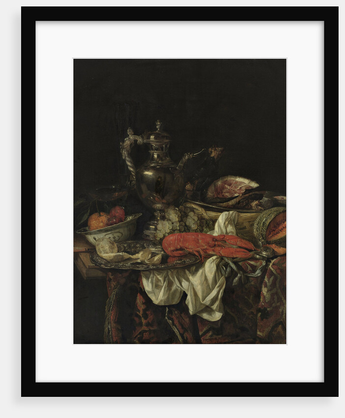 Still life with a silver pitcher, 1660s by Abraham Hendricksz van Beijeren