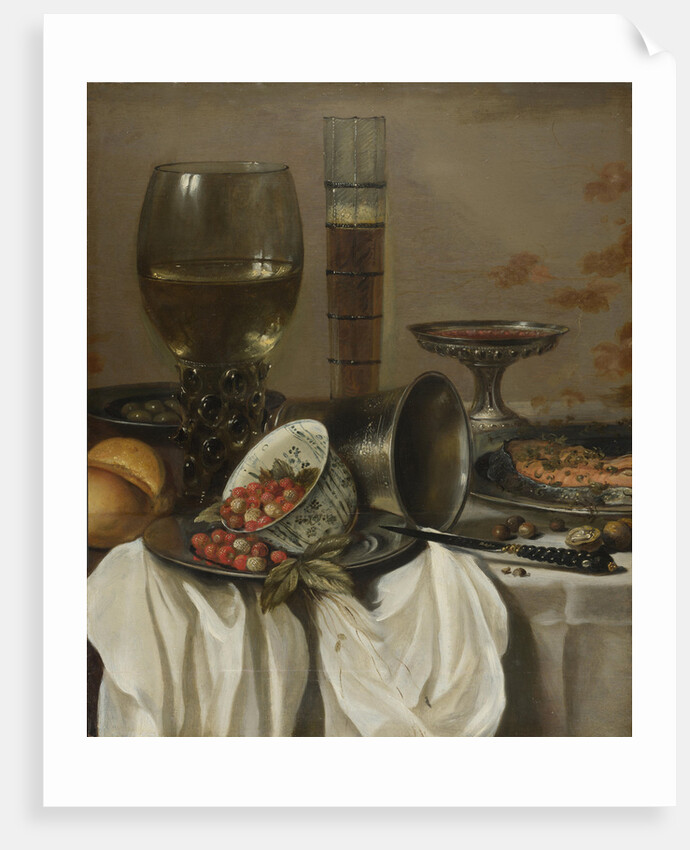 Still Life with Drinking Vessels, 1649 by Pieter Claesz