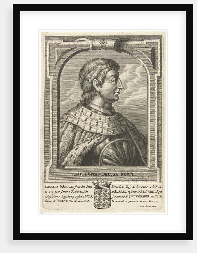 Charles III the Simple, King of Western Francia by Petrus Clouwet