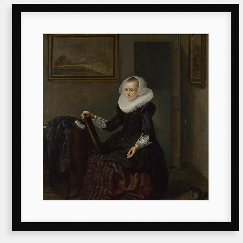 A Woman holding a Mirror, 1625 by Pieter Codde