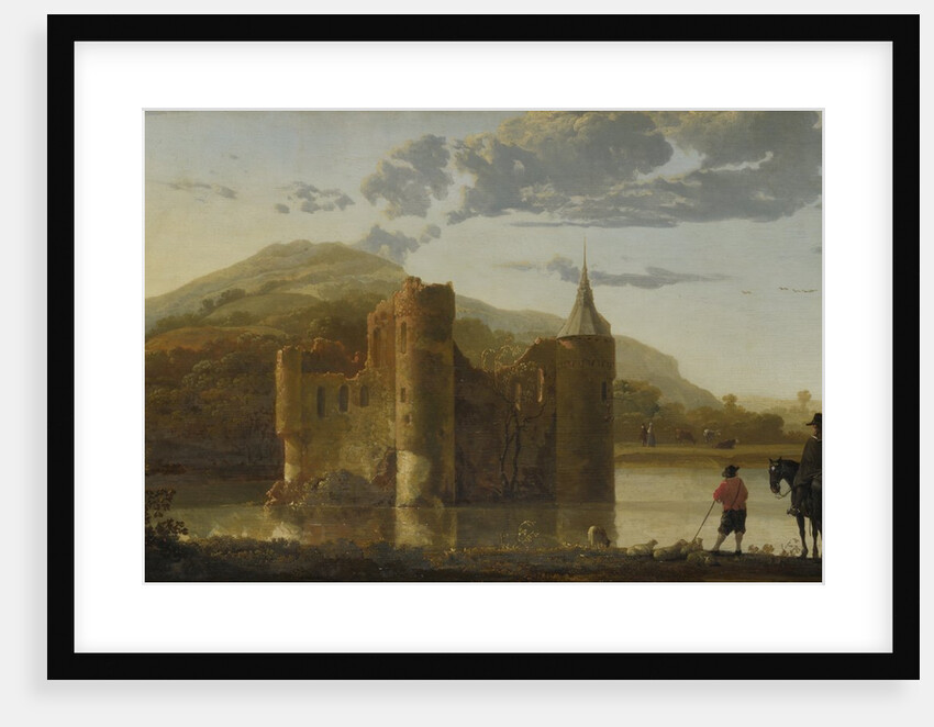 Ubbergen Castle, c. 1655 by Aelbert Cuyp