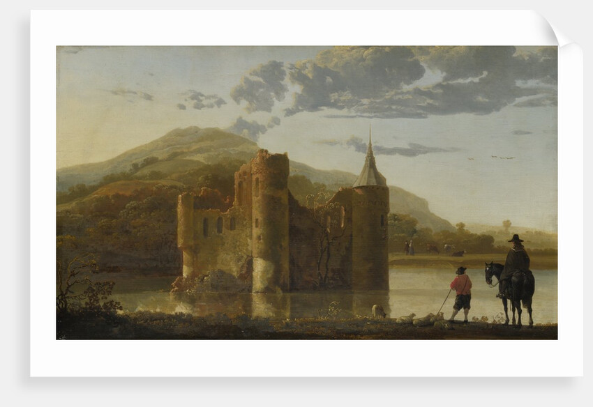 Ubbergen Castle, c. 1655 by Aelbert Cuyp