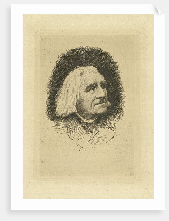 Portrait of the Composer Franz Liszt, 1886 by Carel Lodewijk Dake