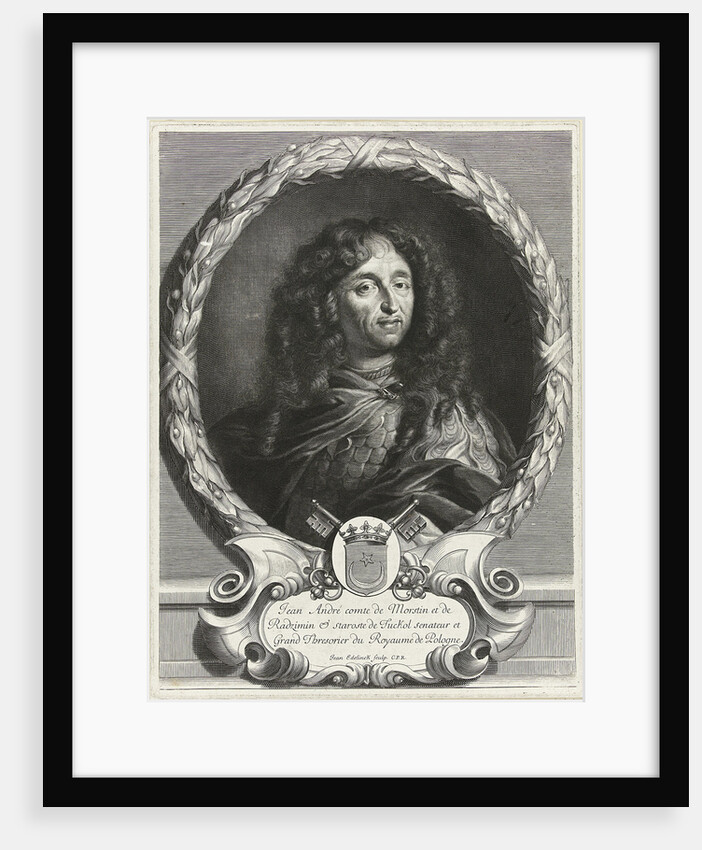 Portrait of the poet Jan Andrzej Morsztyn, 1670s by Jan Edelinck