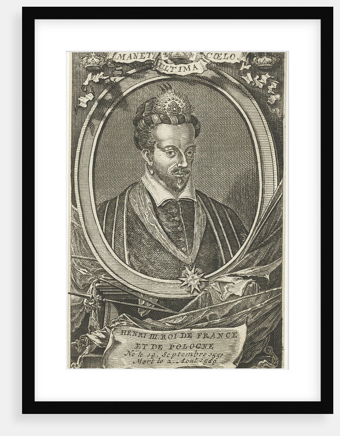 Portrait of Henry III of France, King of Poland and Grand Duke of Lithuania by Jacobus Harrewijn