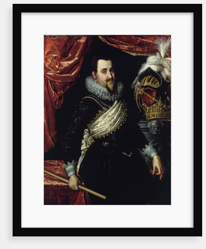 Portrait of King Christian IV of Denmark, c. 1615 by Pieter Isaacsz