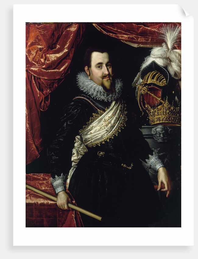 Portrait of King Christian IV of Denmark, c. 1615 by Pieter Isaacsz