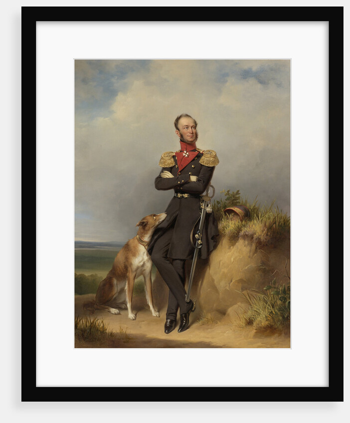 Portrait of King William II of the Netherlands, 1839 by Jan Adam Kruseman