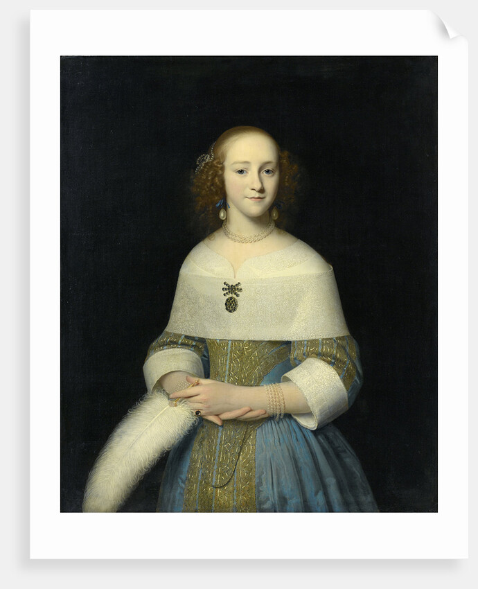 Portrait of a Young Woman (possibly Susanna Reael), 1656 by Isaack Luttichuys