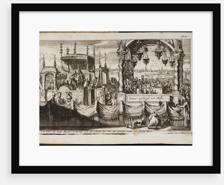 The Great Blessing of Waters at Moscow, 1677 by Jan Luyken
