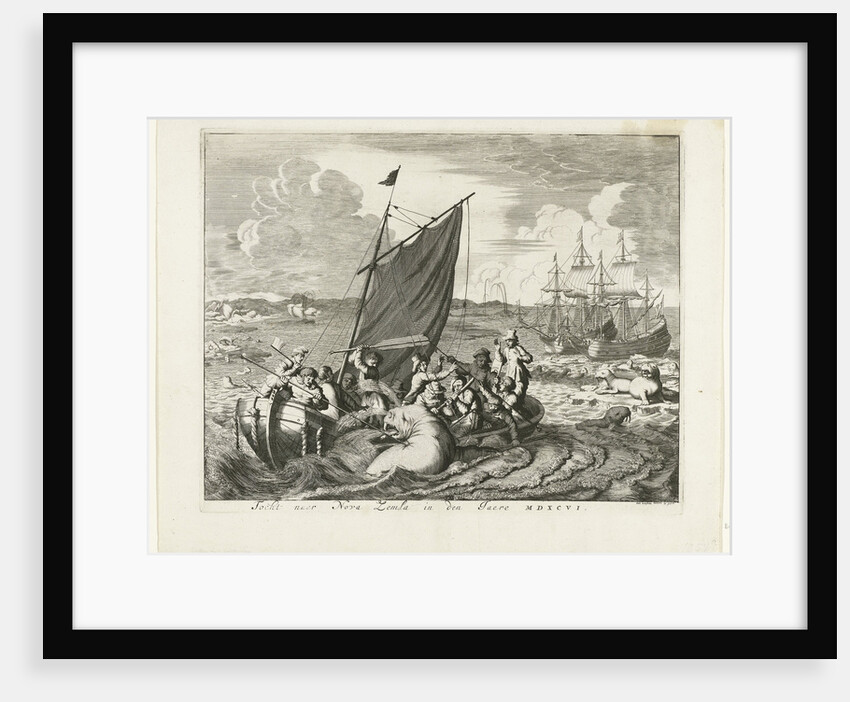 Tthe voyage to Novaya Zemlya in 1596, 1679-1681 by Jan Luyken