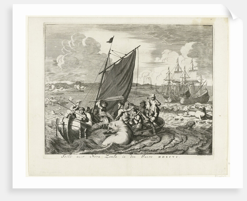 Tthe voyage to Novaya Zemlya in 1596, 1679-1681 by Jan Luyken
