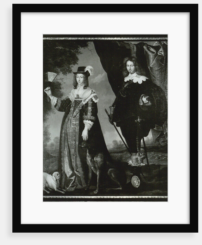Leonora Christina, Countess Ulfeldt and Valdemar Christian of Schleswig-Holstein by Karel van Mander III