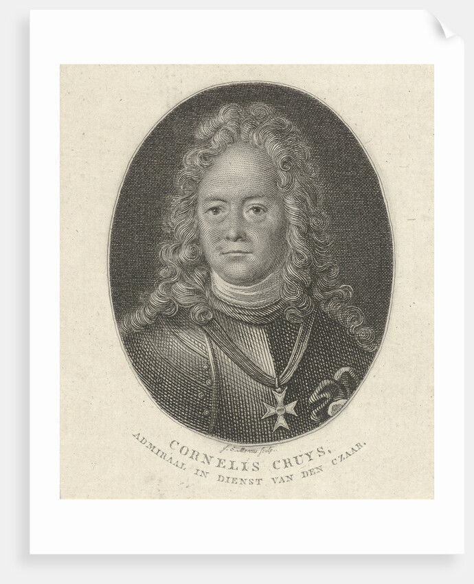 Portrait of Cornelius Cruys, Vice Admiral of the Imperial Russian Navy, 1818 by Jacob Ernst Marcus