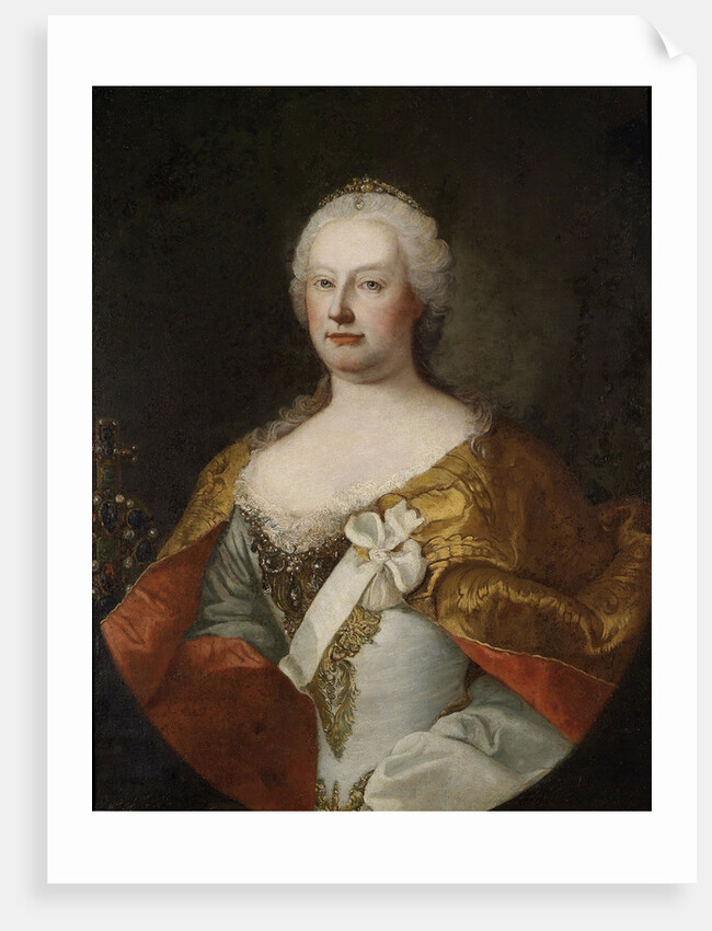 Portrait of Empress Maria Theresia of Austria, 1750s by Martin van Meytens the Younger