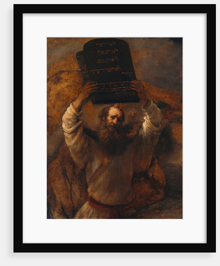 Moses with the Ten Commandments, 1659 by Rembrandt van Rhijn