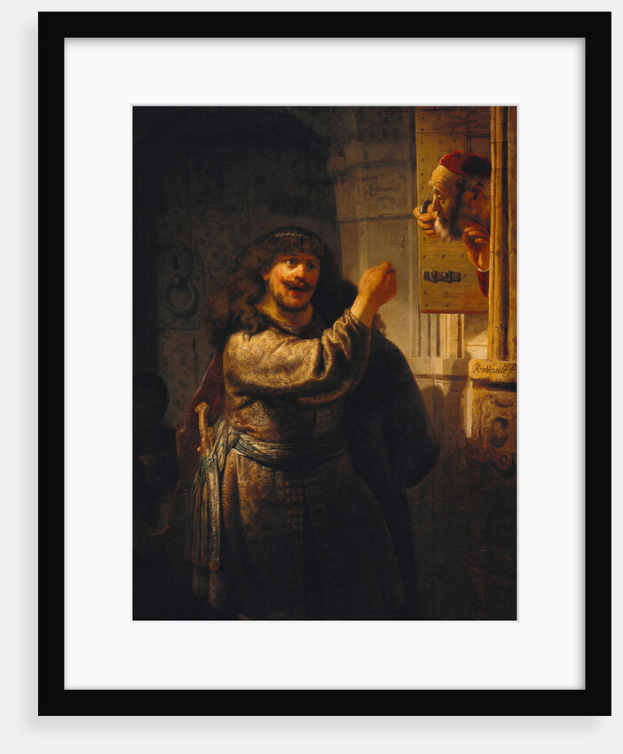 Samson threatened his father-in-law, 1635 by Rembrandt van Rhijn
