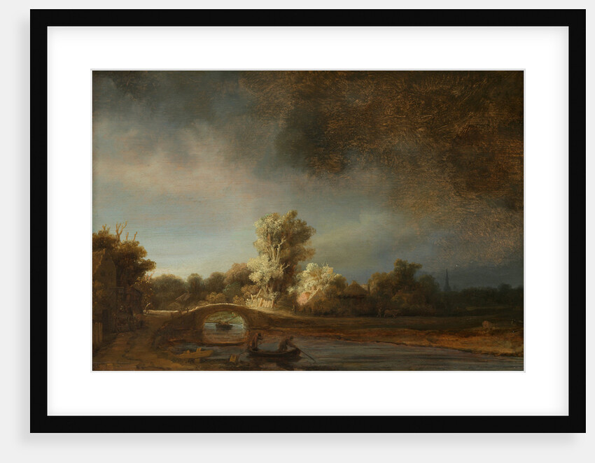 The Stone Bridge by Rembrandt van Rhijn
