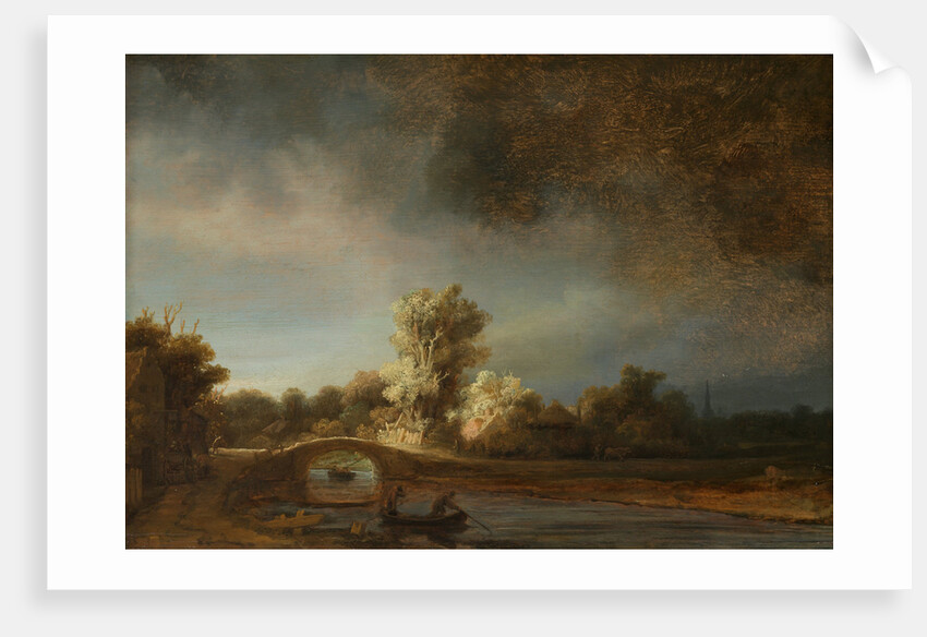 The Stone Bridge by Rembrandt van Rhijn