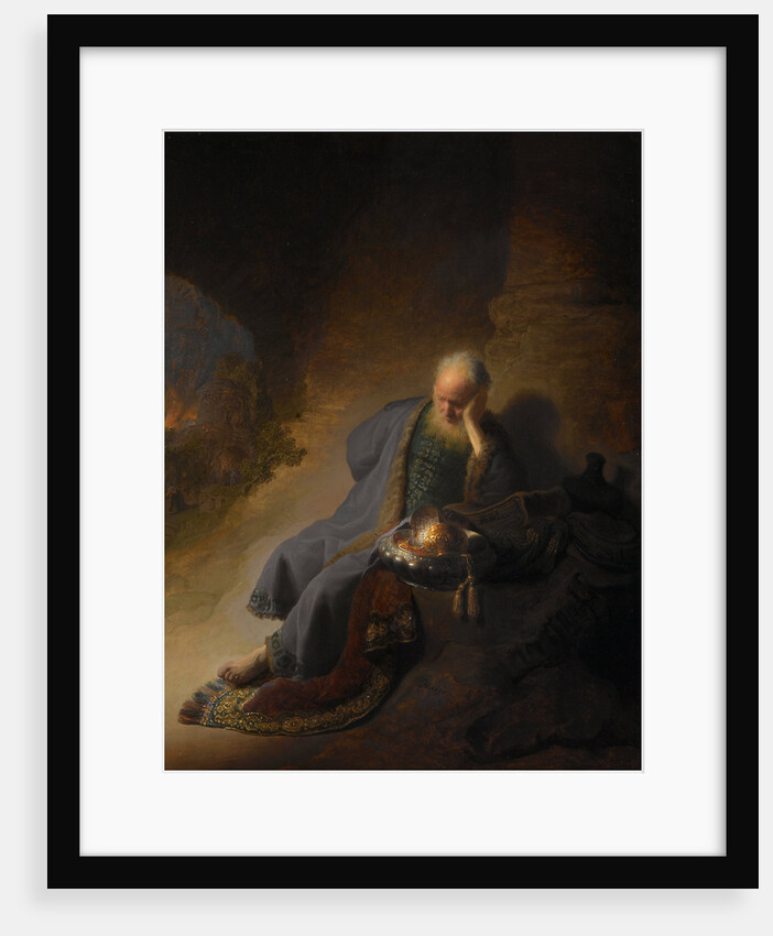 Jeremiah lamenting the Destruction of Jerusalem, 1630 by Rembrandt van Rhijn