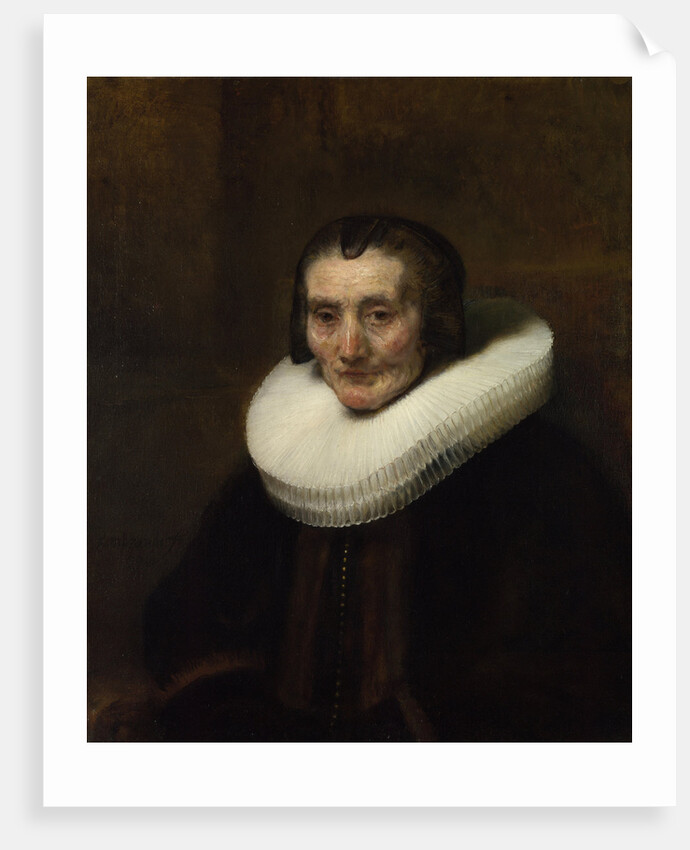 Portrait of Margaretha de Geer, Wife of Jacob Trip, 1661 by Rembrandt van Rhijn