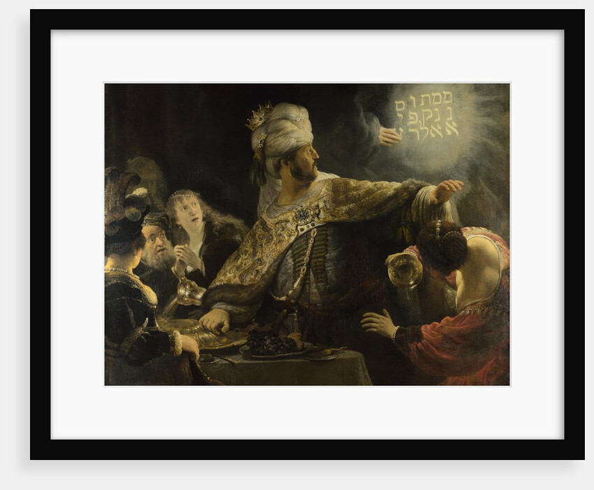 Belshazzars Feast, ca 1637 by Rembrandt van Rhijn