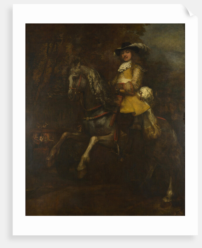 Portrait of Frederick Rihel on Horseback, ca 1663 by Rembrandt van Rhijn