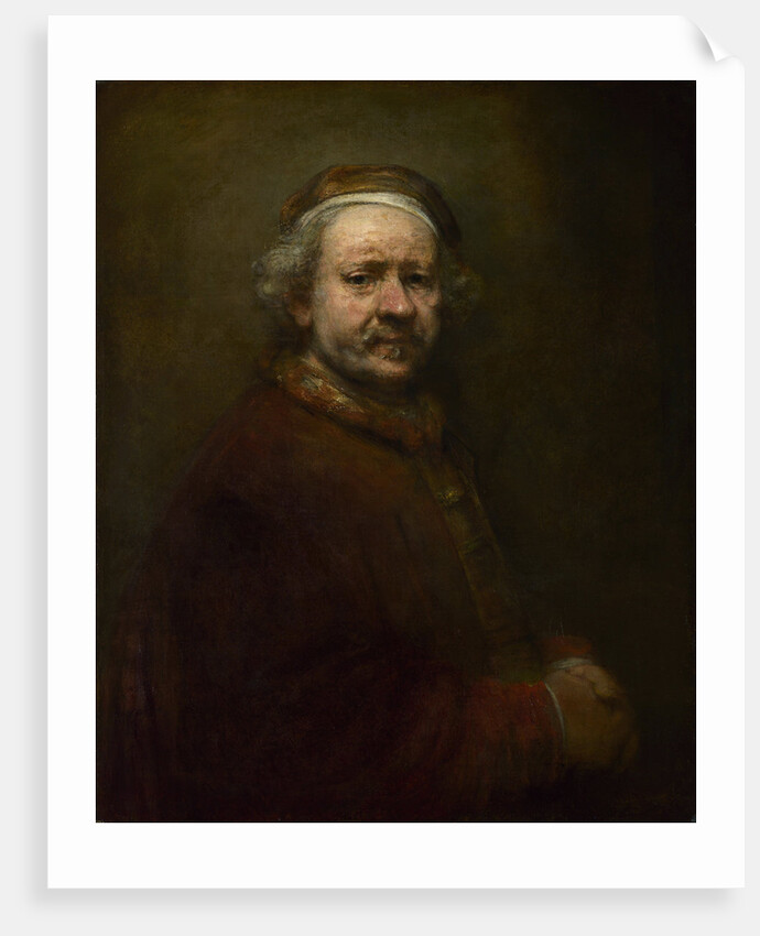 Self Portrait at the Age of 63 by Rembrandt (Rembrandt van Rijn)