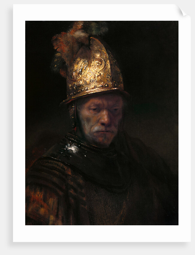 The Man with the Golden Helmet by Rembrandt (Rembrandt van Rijn)