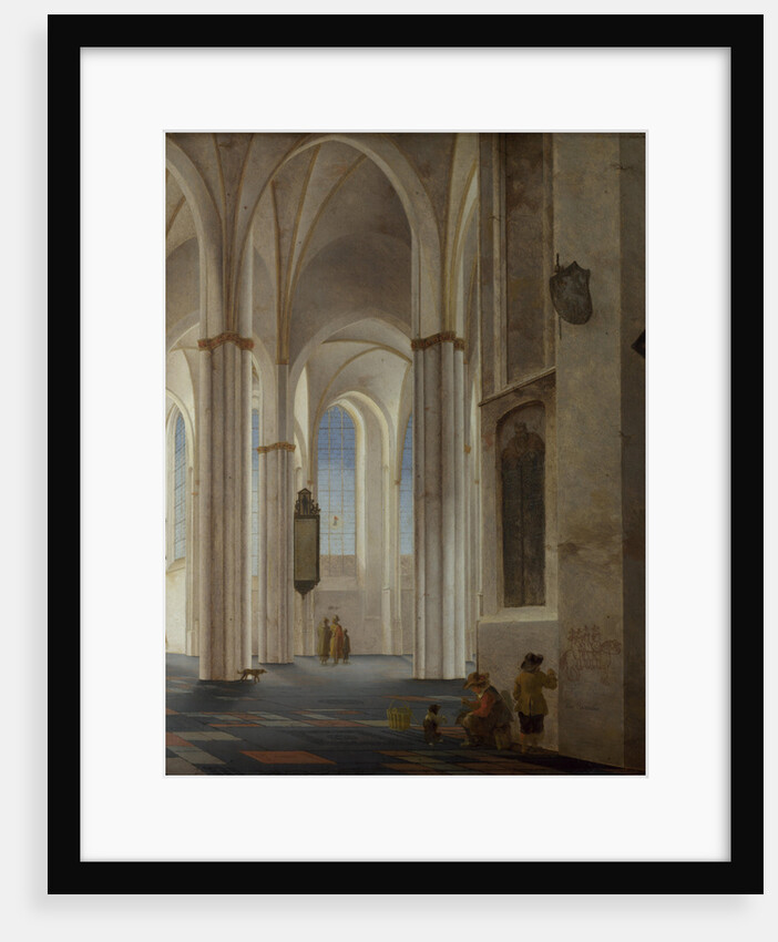 The Interior of the Buurkerk at Utrecht, 1644 by Pieter Saenredam