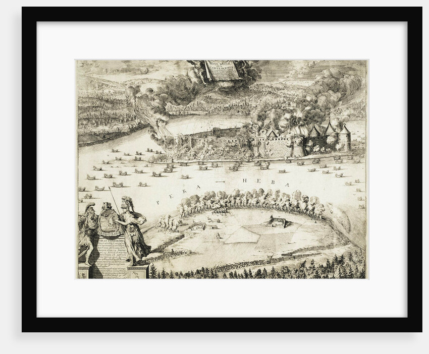 Taking of the Swedish Nöteburg Fortress by Russian Troops on October 11, 1702, 1703 by Adriaan Schoonebeek